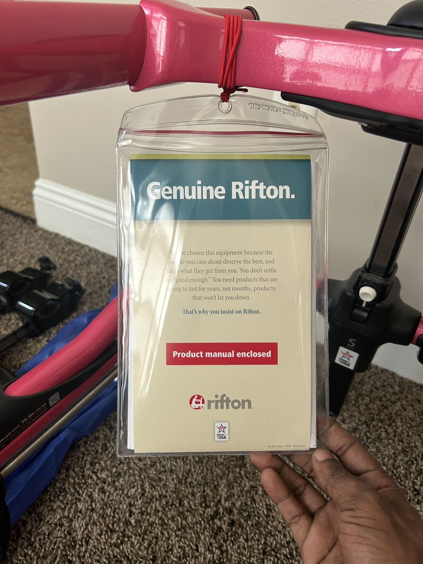 RIFTON Small Gait Trainer. (pink) K620