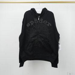 Black Zip Up Sp5der Hoodie Web 