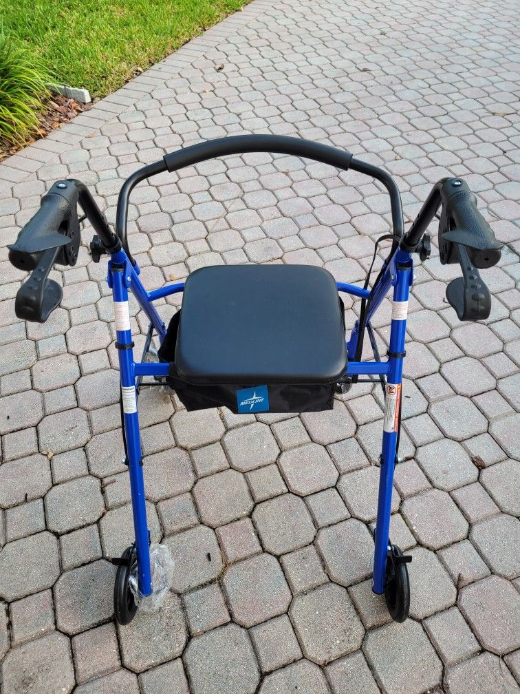 Medline Guardian Foldable Adult Walker -.New-