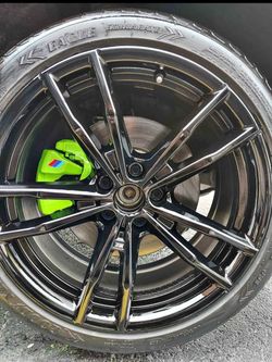 Rim blackout and caliper painting