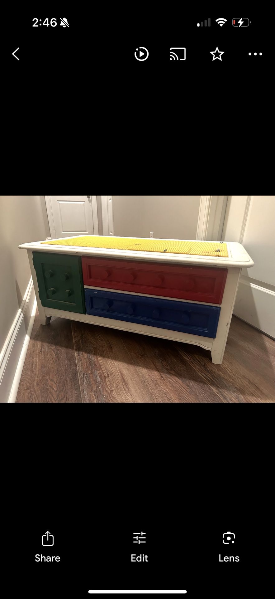 Lego Storage Table