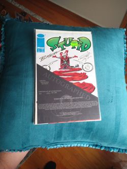 Autographed comic book.