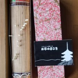 Japanese Koto Portable Stringed Wooden Harp
