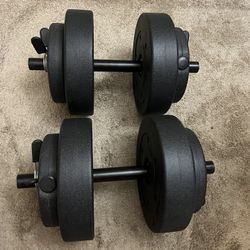 Weights dumbbell set