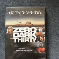 Zero Dark Thirty Dvd / Not Blu-ray 