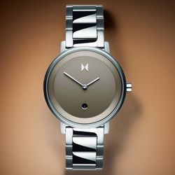 MVMT Signature II Watches | 34MM Women's Analog Watch | Cloud Silver  MF02-S