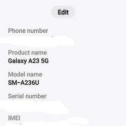 Samsung Galaxy A23 5G 64GB For T-mobile N Metro PCS Only 