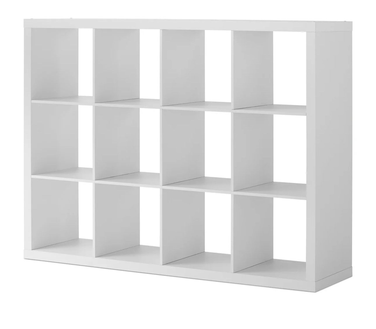 Better Homes & Gardens 12-Cube Storage Organizer, White Texture