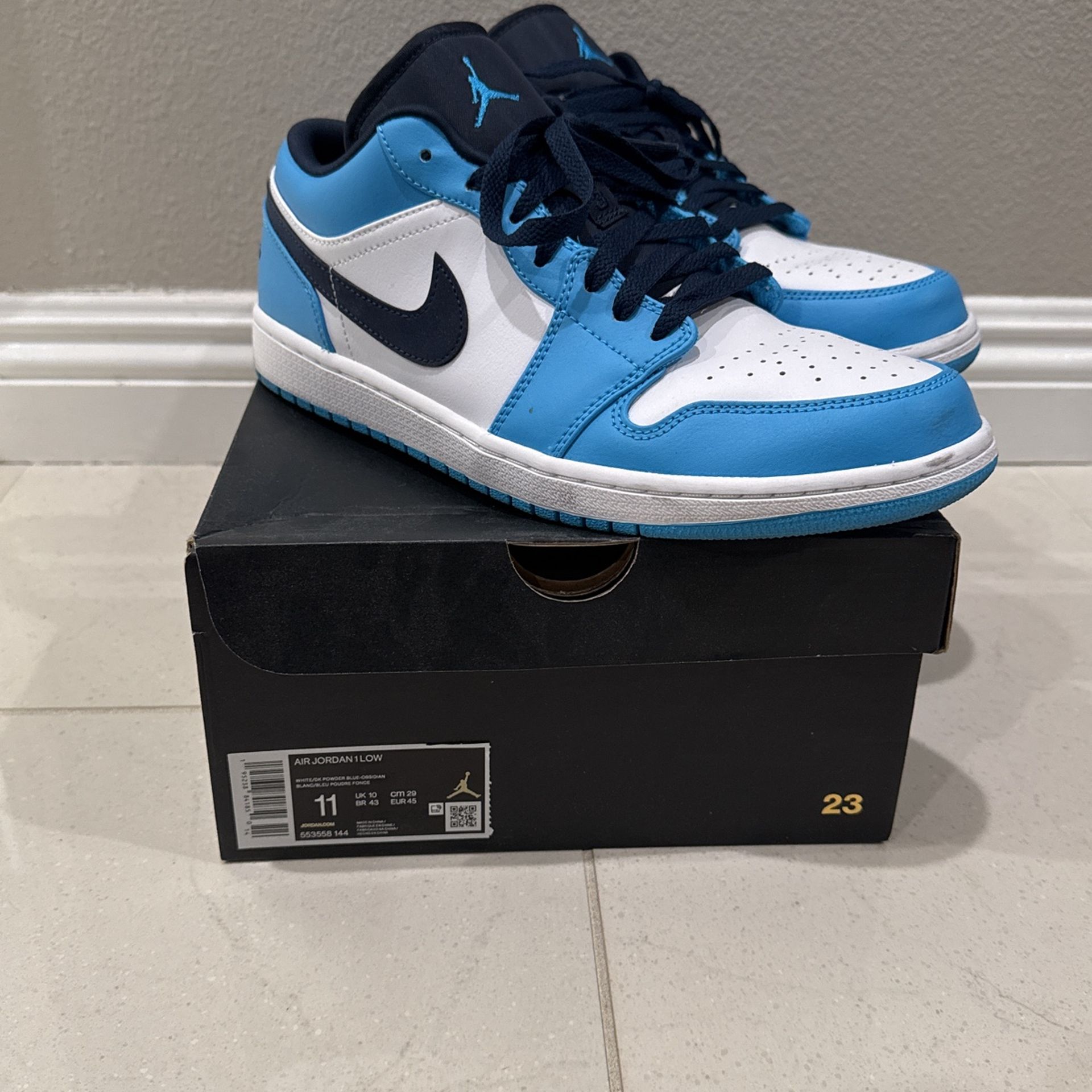 2021 Air Jordan 1 Low 'UNC'