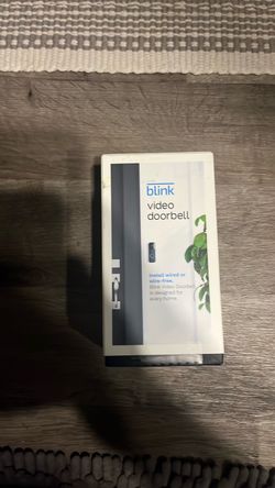 Blink video doorbell