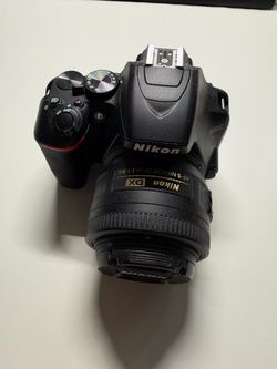 Nikon D3500 with 35mm and 18-55mm lenses