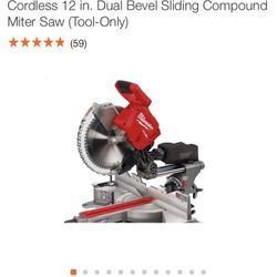 New Milwaukee Fuel M-18 Chop Saw