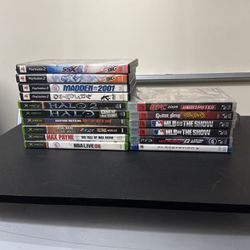 Lot Of PS2 PS3 Xbox Video Games 