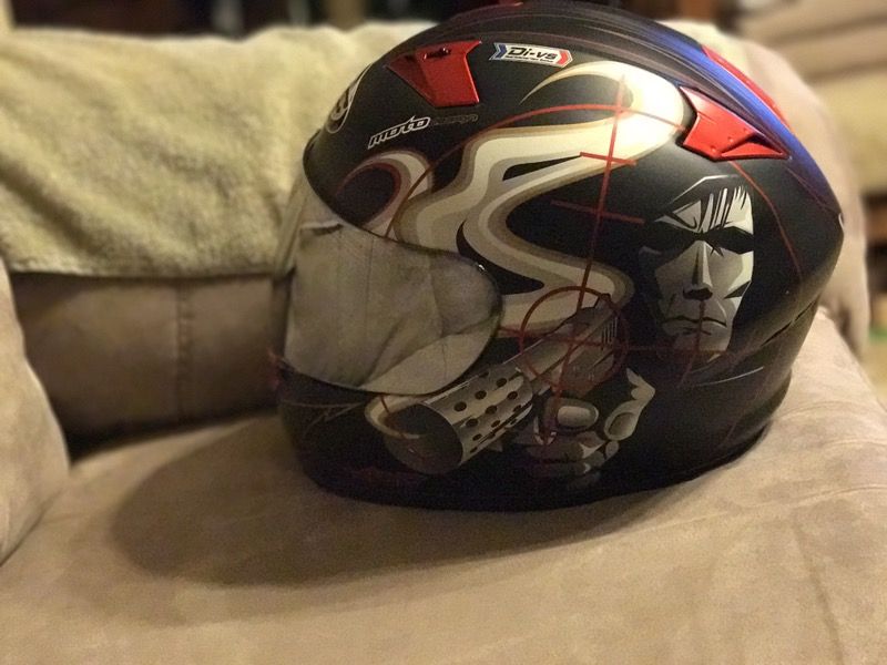 KBC Gunslinger full face motorcycle helmet