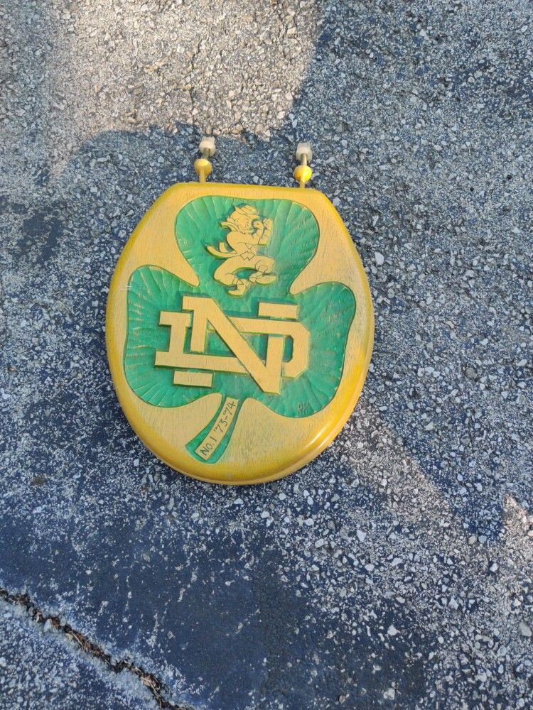 Notre Dame Toilet Seat Cover
