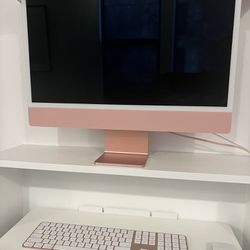 Pink / Red 24-inch iMac With Retina Display