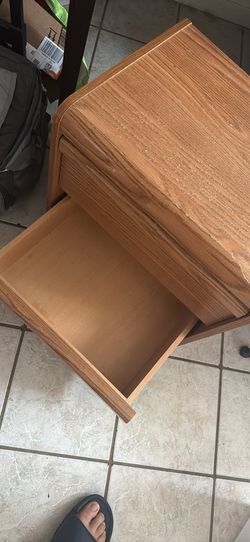 Matching brown drawers