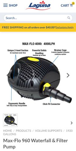 Max-Flo 960 Waterfall Filter (Pump)