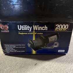2000 Lbs Atv Winch | 50 Ft Cable Atv Utv Truck Towing Trailer | Winch