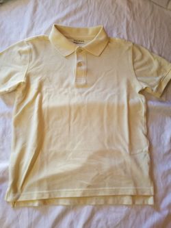 Boy's Pale Yellow Polo Shirt