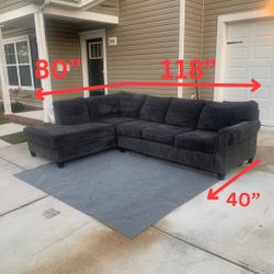 Large Grey Sectional Couch Set Local Delivery 🚚 💨