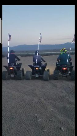 led lights and costum flags