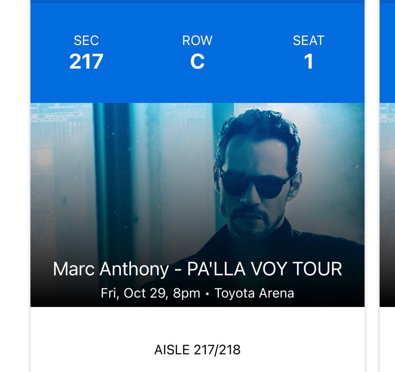 Marc Anthony Toyota Arena