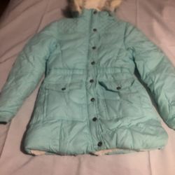 Justice Snow Jacket Size Girl 14 $15