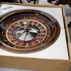Antique French Roulette Wheel