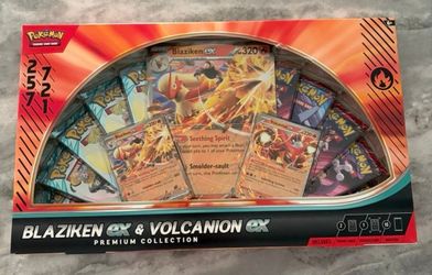 Pokemon Blaziken EX Volcanion EX Premium Collection