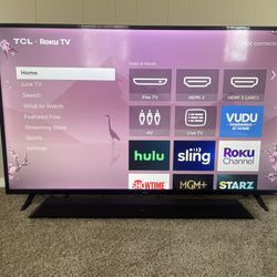 55in TCL Roku tv  (IF YOU CAN SEE THIS POST ITS STILL AVAILABLE)