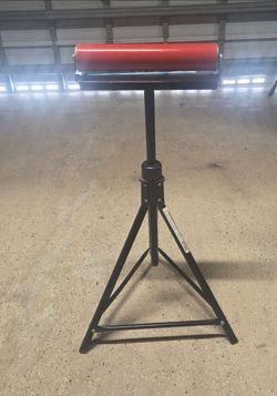 Adjustable Roller Stand for Material Support