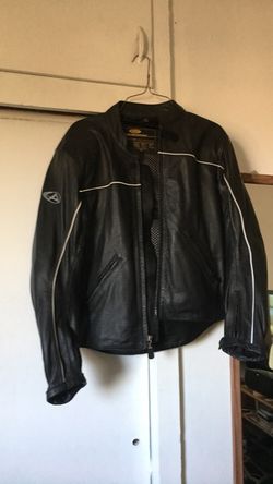 AGV SPORT LEATHER JACKET MEDIUM MOTORCYCLE
