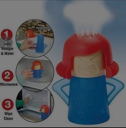 Angry mama microwave cleaner