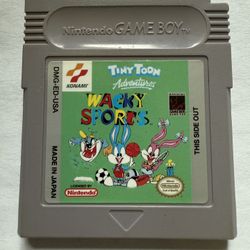 Tiny Toon Adventures Wacky Sports - Nintendo Game Boy Tested
