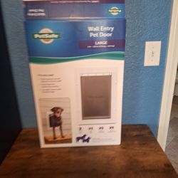 Large Pet Safe Wall Entry Door