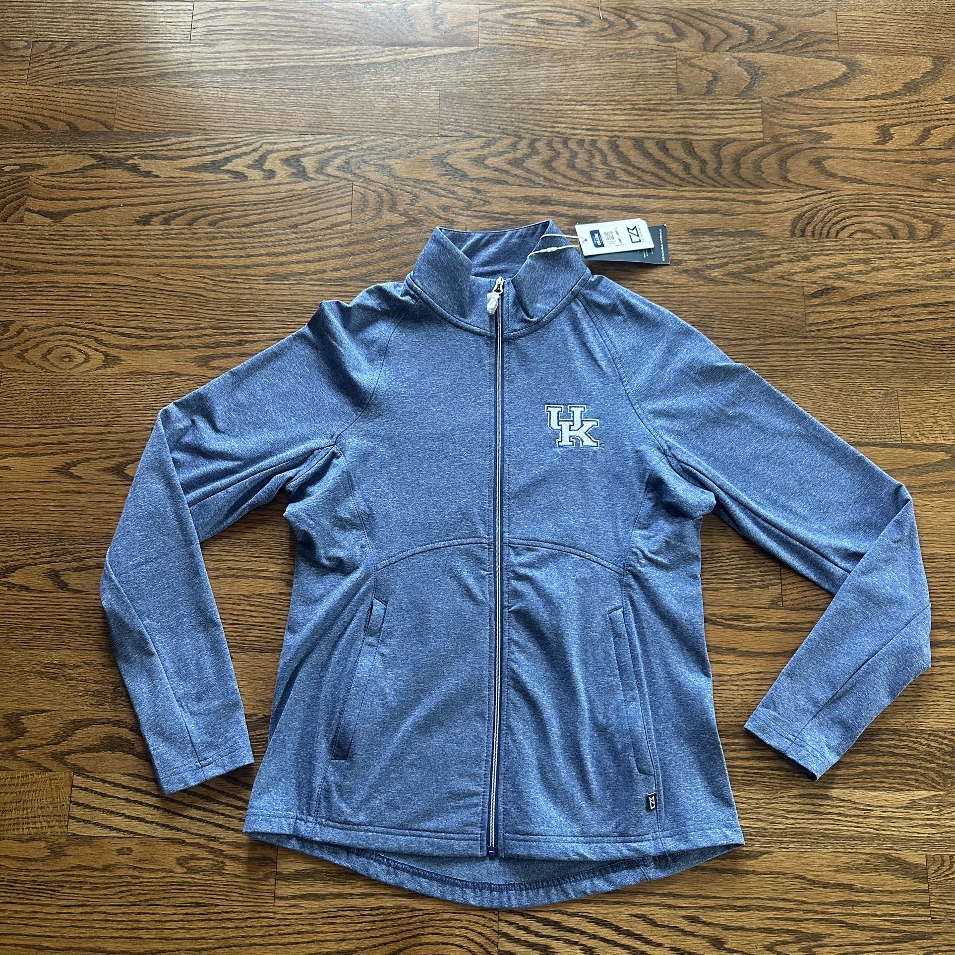NWT Size XS Cutter and Buck University of Kentucky UK Zip Up Jacket