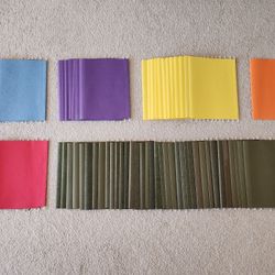 71 Colorful hanging file folders - New and Used, Good condition, Red 6, Purple 7, Yellow 12, Orange 1, Red 7, Green 38, all for $5 