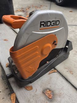 Ridgid cutoff chop saw abrasive 14 inch