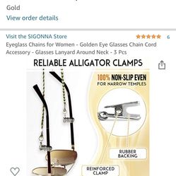Eye Glasses Chain 3 Pack