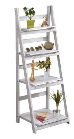 4 Tier Plant Stand Ladder, 44" x 12.5"