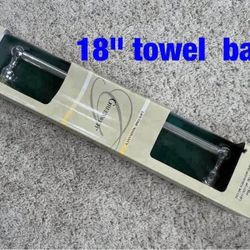 18" towel  bar  -  $10