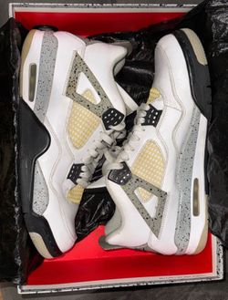 Air Jordan 4 Retro White Cement 2016 Men’s Size 10.5