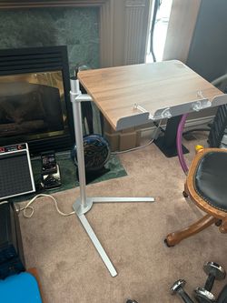 Adjustable Laptop Stand with Tilting Tabletop