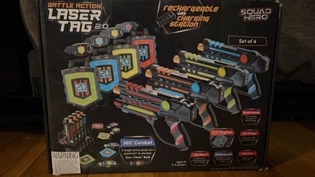 Squad Hero Rechargeable Laser Tag 2.0 Set of 4
