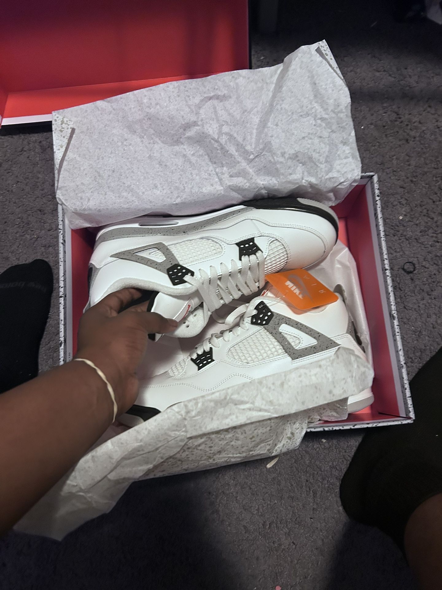 Air Jordan 4 Retro OG White Cement