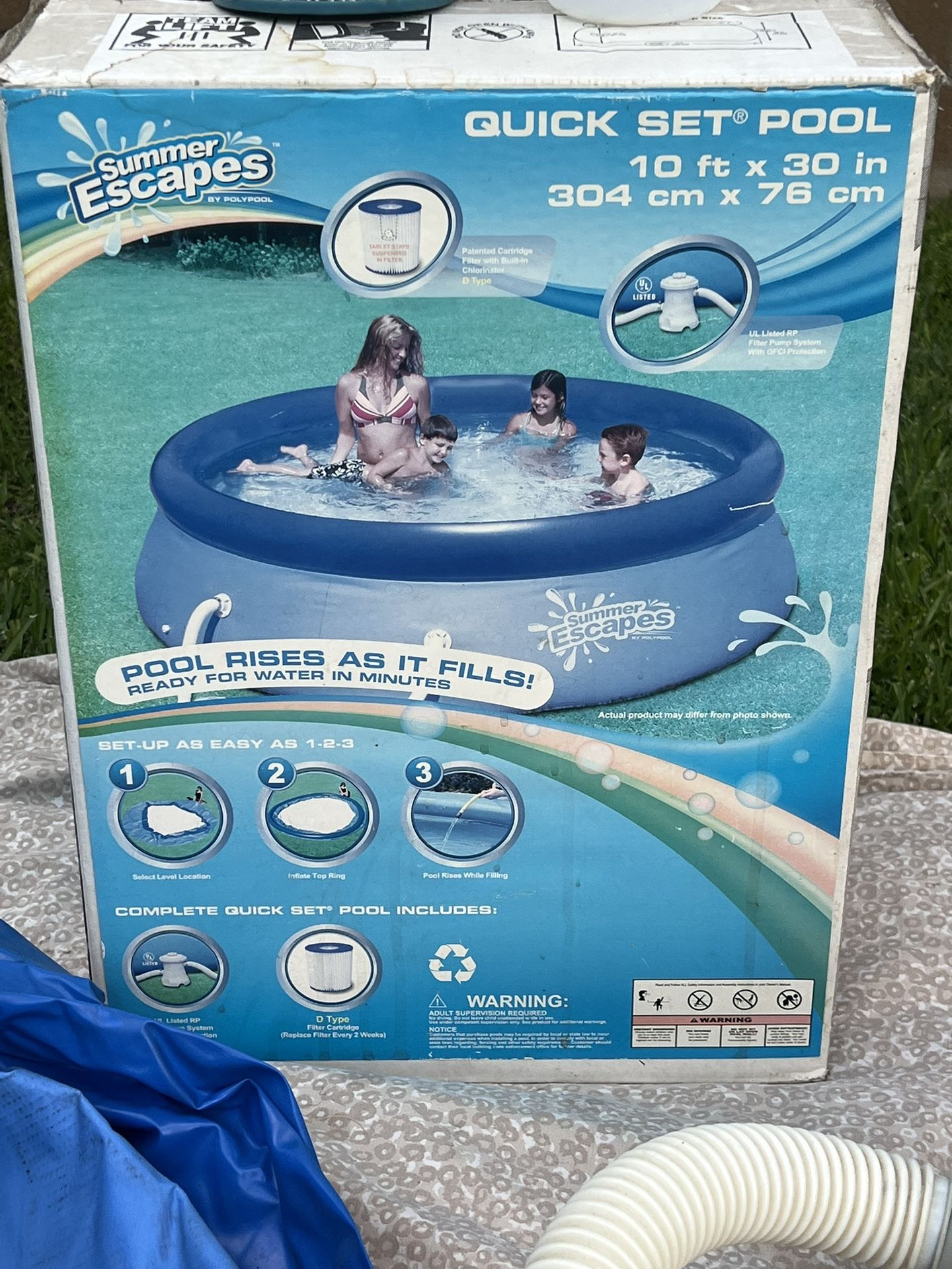 Summer Escapes, Quick Set Pool