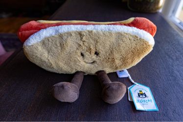 Jellycat Amuseable Hot Dog Plush New With Tags
