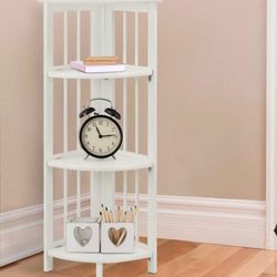 Corner Bookcase Organizer NEW Foldable 