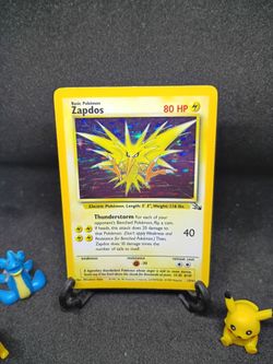 Pokemon 1999 Zapdos holo fossil lp